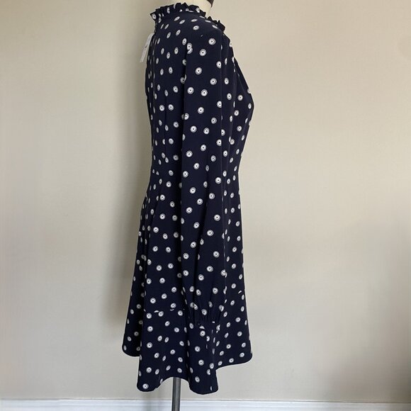 NWT LOFT Navy Blue Dress sz 4 - Picture 3 of 10